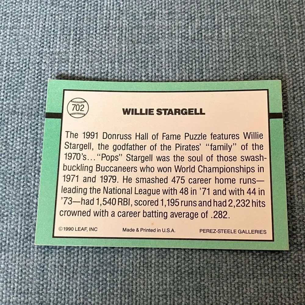 1991 Donruss Baseball Card Trading Card